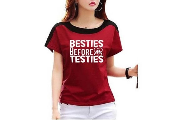 Besties Before Testies: Graphics & T-Shirt Designs