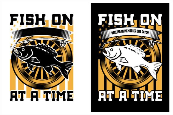 Fishing T-Shirt Design Vector Art