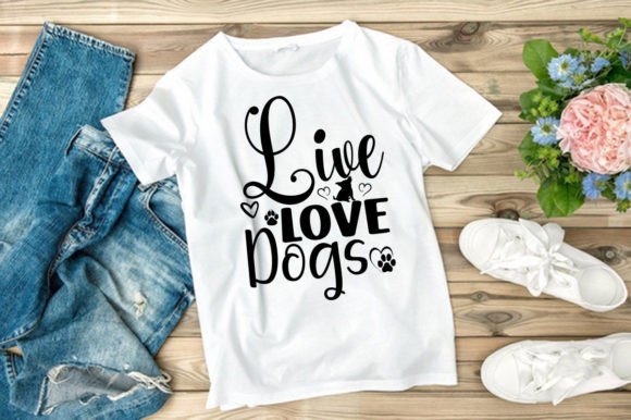 LIVE LOVE DOGS, SVG, VECTOR Graphics