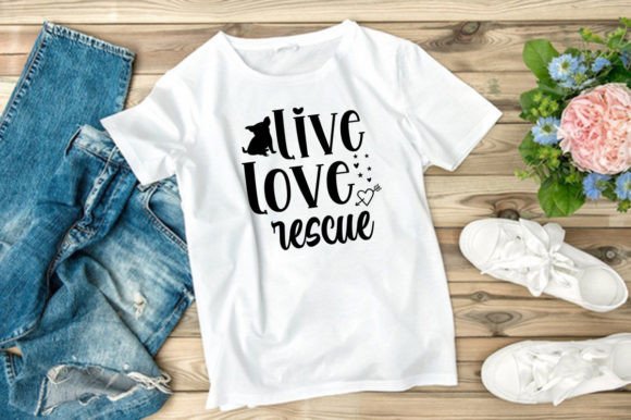 LIVE LOVE RESCUE T-SHIRT DESIGN Graphics
